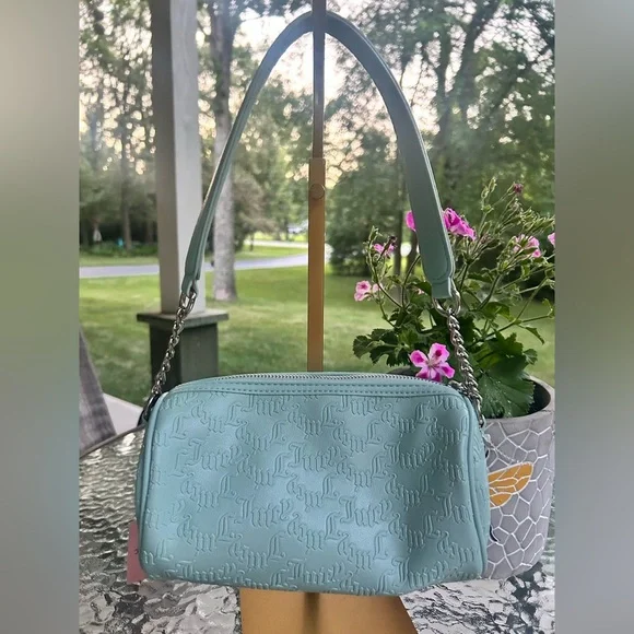 NWT- Juicy Couture Teal  Shoulder Bag - Picture 4 of 6